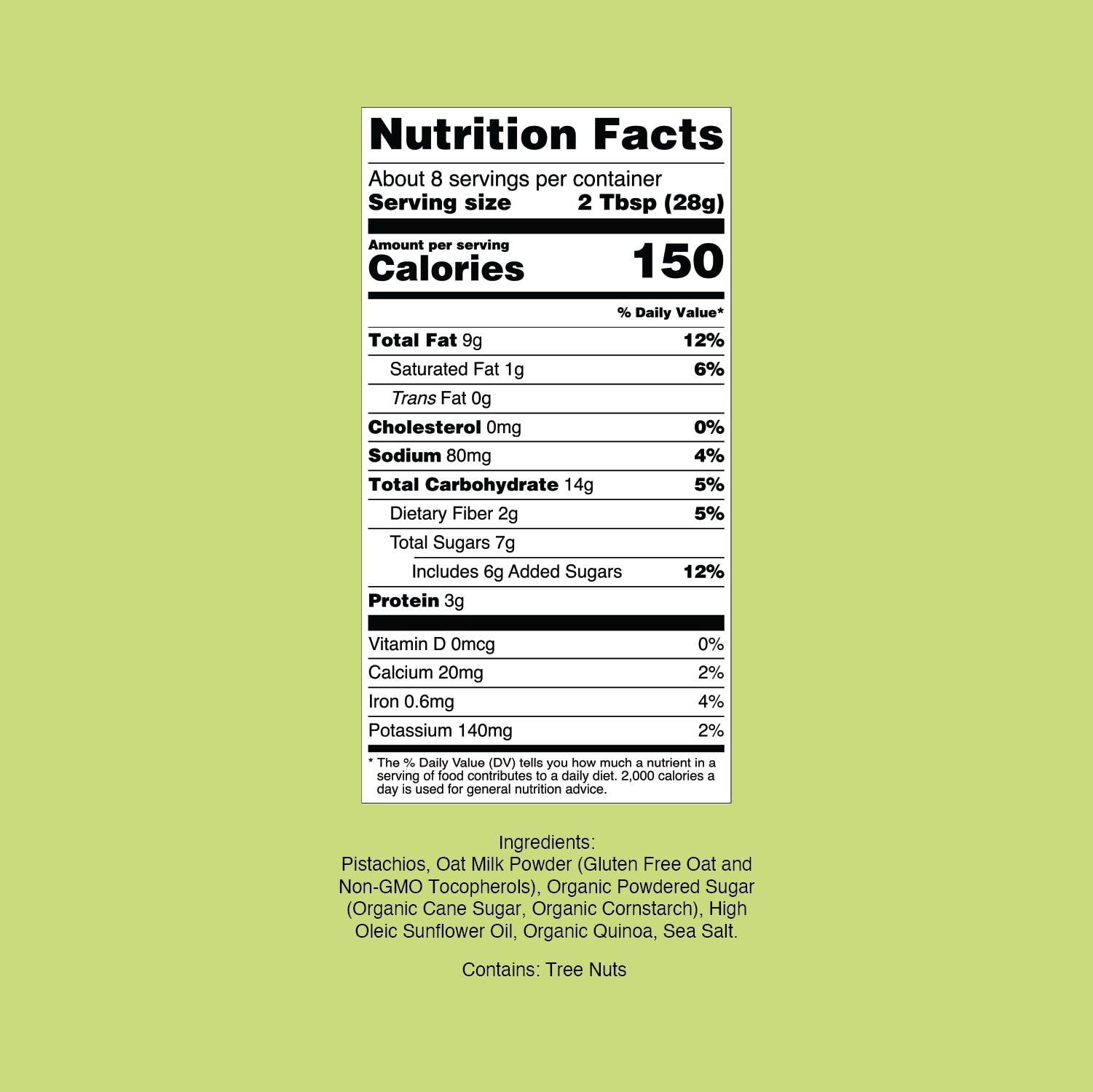 Crunchy Pistachio Spread
